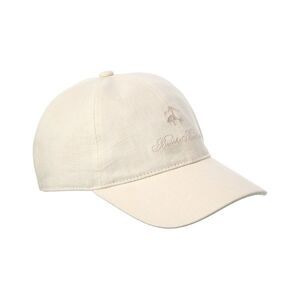 Brooks Brothers Linen Baseball Hat, Brown